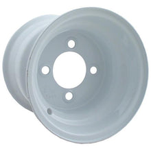 10x8 White Steel Wheel (3:5 Offset)