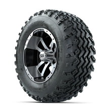 GTW Storm Trooper Machined/Black 12 in Wheels with 23x10.00-12 Rogue All Terrain Tires – Full Set