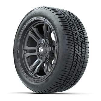 GTW Shogun Gunmetal 14 in Wheels with 205/30-14 Fusion Street Tires  Full Set