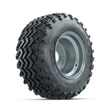 GTW Steel Silver 3:5 Offset 10 in Wheels with 20x10.00-10 Rogue All Terrain Tires  Full Set