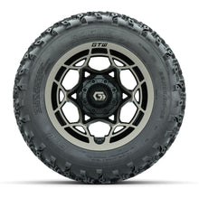 GTW Nexus Gloss Black/Satin Bronze 12 in Wheels with 22x11.00-12 Rogue All-Terrain Tires  Full Set