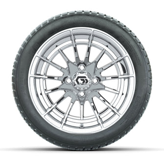 GTW Boost Chrome 14 in Wheels with 205/30-14 Fusion Street Tires  Full Set