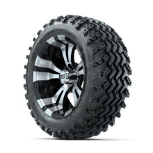 GTW Vampire Machined/Black 14 in Wheels with 23x10.00-14 Rogue All Terrain Tires  Full Set