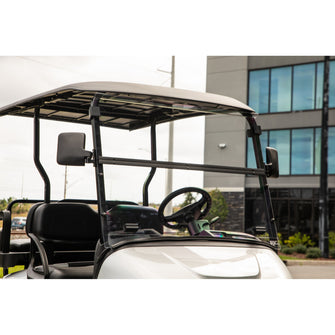 RedDot EZGO RXV Clear Folding Polycarbonate DOT Windshield with Rubber Trim (Years 2024-Up)