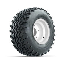 GTW Steel White Centered 5-Hole 8 in Wheels with 18x9.50-8 Rogue All Terrain Tires  Full Set