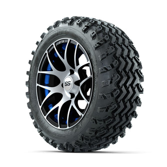 GTW Pursuit Blue 14 in Wheels with 23x10.00-14 Rogue All Terrain Tires  Full Set