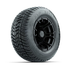 GTW Spyder Matte Black 10 in Wheels with 205/50-10 Mamba Street Tires  Full Set