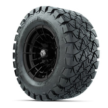 GTW Boost Gloss Black 12 in Wheels with 22x10-12 Timberwolf All-Terrain Tires  Full Set