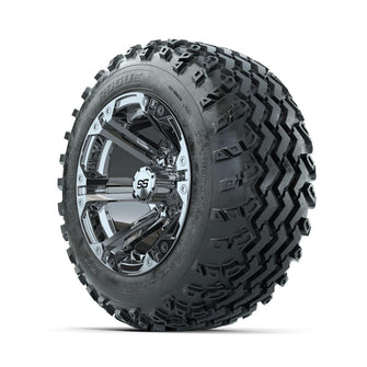 GTW Specter Chrome 12 in Wheels with 22x11.00-12 Rogue All Terrain Tires – Full Set