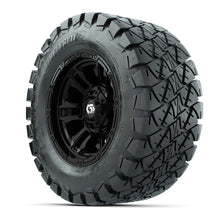 GTW Shogun Gloss Black 12 in Wheels with 22x10-12 Timberwolf All-Terrain Tires  Full Set