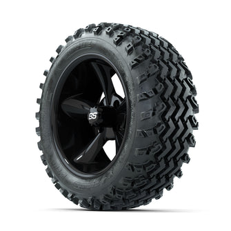 GTW Godfather Black 14 in Wheels with 23x10.00-14 Rogue All Terrain Tires  Full Set