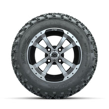 GTW Storm Trooper Machined/Black 12 in Wheels with 22x11.00-12 Rogue All Terrain Tires – Full Set