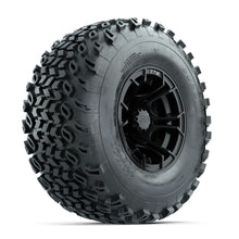 GTW Spyder Matte Black 10 in Wheels with 22x11-10 Duro Desert All Terrain Tires  Full Set