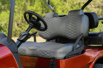 MadJax Colorado Seats for EZGO TXT/RXV/S4/L4 & MadJax XSeries Storm  Charcoal Trexx