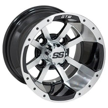 10&Prime; GTW&reg; Storm Trooper Black with Machined Accents Wheel PN# 19-107 GTW 