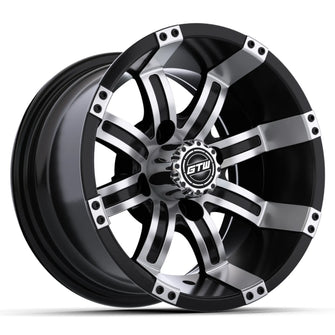 10&Prime; GTW&reg; Tempest Black with Machined Accents Wheel PN# 19-128 GTW 