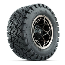 GTW Nexus Gloss Black/Satin Bronze 12 in Wheels with 22x10-12 Timberwolf All-Terrain Tires  Full Set