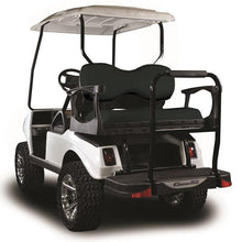 Club Car DS MadJax Genesis 250 Rear Seat with Deluxe Black Seat Cushions (Years 2000-Up)