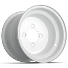 10x7 White Steel Wheel (3:4 Offset) PN# 1724 GTW 