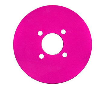 Set of (4) MadJax Pink Aluminum Wheel Plates (For 12ù / 14ù)