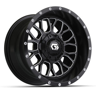 12” GTW Helix Black & Machined Wheel PN# 19-342 GTW 