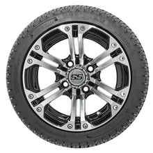 12” GTW Specter Black and Machined Wheels with 18” Fusion Street Tires – Set of 4 PN# A19-344 GTW 