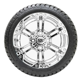 12” GTW Specter Chrome Wheels with 18” Mamba Street Tires – Set of 4 PN# A19-348 GTW 