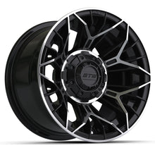 12” GTW Stellar Machined & Black Wheel PN# 19-314 GTW 