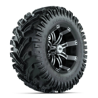 12” GTW Tempest Black and Machined Wheels with 23" Raptor Mud Tires – Set of 4 PN# A19-262 GTW 