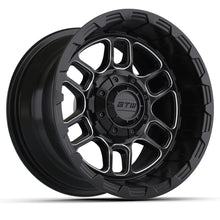 12” GTW Titan Black & Machined Wheel PN# 19-344 GTW 