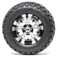 12” GTW Vampire Black and Machined Wheels with 22” Timberwolf Mud Tires – Set of 4 PN# A19-371 GTW 