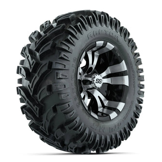 12” GTW Vampire Black and Machined Wheels with 23” Raptor Mud Tires – Set of 4 PN# A19-273 GTW 