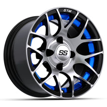 12″ GTW® Pursuit Blue with Machined Accents Wheel GTW 