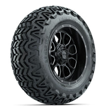 Set of (4) 14 in GTW Volt Machined & Black Wheels with 23x10-14 Predator All-Terrain Tires