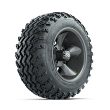 GTW Godfather Matte Grey 12 in Wheels with 22x11.00-12 Rogue All Terrain Tires  Full Set