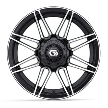 14" GTW Stealth Gloss Black with Machined Accents Wheel