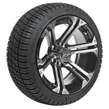 14” GTW Specter Black and Machined Wheels with 19” Fusion Street Tires – Set of 4 PN# A19-393 GTW 