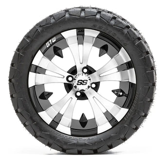 14” GTW Vampire Black and Machined Wheels with 22” Timberwolf Mud Tires – Set of 4 PN# A19-416 GTW 