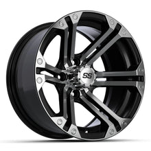 14&Prime; GTW&reg; Specter Black with Machined Accents Wheel PN# 19-153 GTW 