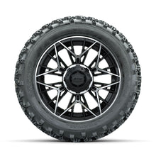 GTW Stellar Machined/Black 14 in Wheels with 23x10.00-14 Rogue All Terrain Tires  Full Set