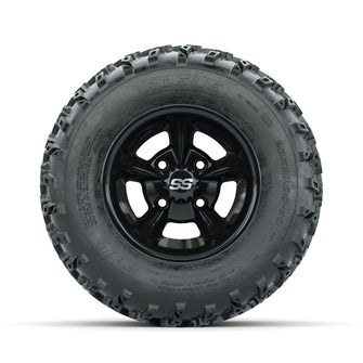 GTW Godfather Black 10 in Wheels with 20x10.00-10 Rogue All Terrain Tires  Full Set