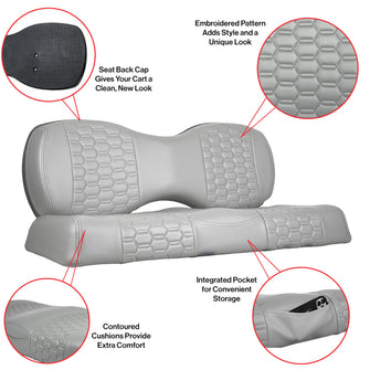 MadJax Colorado Seats for Genesis Rear Seat Kits  White