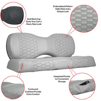 MadJax® Colorado Seats for Genesis Rear Seat Kits – Charcoal Trexx