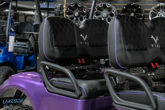 2025 VIBE EV - EV4F  Purple Passion 4 Forward Passenger Street Legal Golf Cart Vibe EV 