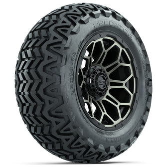 Set of (4) 14 in GTW Bravo Wheels with 23x10-14 GTW Predator All-Terrain Tires