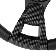 Gussi Italia Model 13 Black/Carbon Fiber Steering Wheel For E-Z-GO