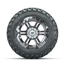 GTW Specter Chrome 12 in Wheels with 22x11.00-12 Rogue All Terrain Tires  Full Set