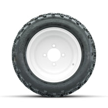 GTW Steel White Centered 10 in Wheels with 18x9.50-10 Rogue All Terrain Tires  Full Set