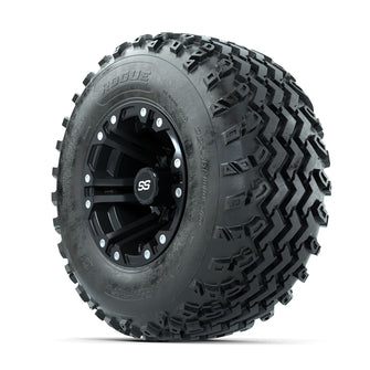 GTW Specter Matte Black 10 in Wheels with 22x11.00-10 Rogue All Terrain Tires  Full Set