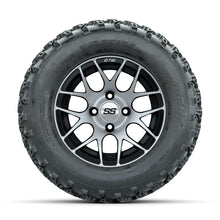 GTW Pursuit Machined/Black 12 in Wheels with 23x10.00-12 Rogue All Terrain Tires  Full Set